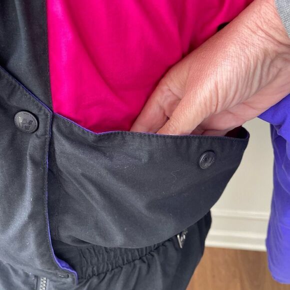 Vintage 80s White Stag Bold Colorblock Ski Winter Jacket Coat L - Picture 6 of 16